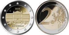2 euro (70th Anniversary of the Bundesrat) from Germany-Federal Rep.