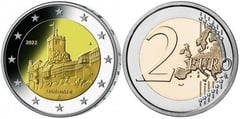 2 euro (Federal State of Türingen-Eisenach) from Germany-Federal Rep.