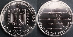 20 euro (125th Anniversary Birth of Nelly Sachs) from Germany-Federal Rep.