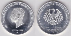 20 euro (300th Anniversary Birthday Johann Joachim Winckelmann) from Germany-Federal Rep.