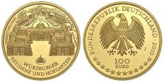 100 euro (Würzburg Residence - UNESCO World Heritage Site) from Germany-Federal Rep.