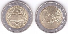 2 euro (50th Anniversary of the Treaty of Rome) from Germany-Federal Rep.