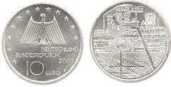 10 euro (Ruhrgebiet Industrielandschaft) from Germany-Federal Rep.
