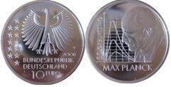 10 euro (Max Planck) from Germany-Federal Rep.