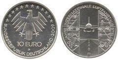 10 euro (Aerospace Exhibition) from Germany-Federal Rep.