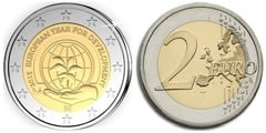 2 euro (European Year of Development) from Belgium