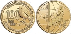 2 1/2 euros (100th Anniversary of Bird Protection ) from Belgium