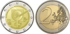 2 euro (75 Aniversario del Sufragio Femenino en Bélgica) from Belgium