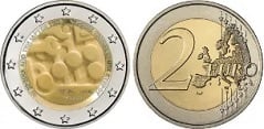 Photo of 2 euro (60 Aniversario del Banco Central de Chipre)
