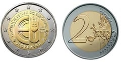 2 euro (10th Anniversary of the Accession of the Slovak Republic to the European Union) from Slovakia