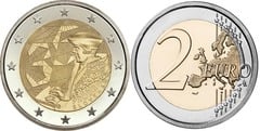 2 euro (35th Anniversary of the Erasmus Program) from Slovakia