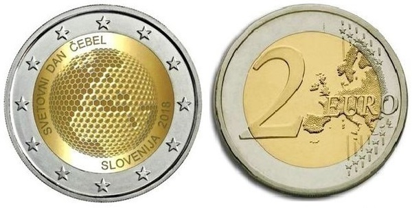 Photo of 2 euro (Dia Mundial de las Abejas)