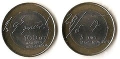3 euro (100th Anniversary of the May Declaration) from Slovenia