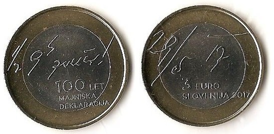 Photo of 3 euro (100 Aniversario de la Declaración de Mayo)