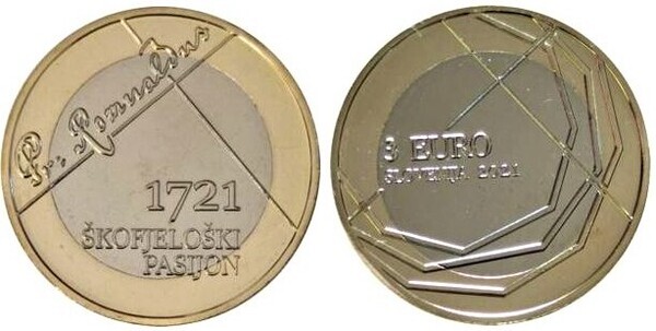 Photo of 3 euro (300 Aniversario de la Pasión de Skofja Loka)