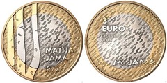 3 euro (150th Anniversary of the birth of Matija Jama) from Slovenia