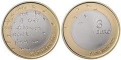 3 euro (110 Aniversario del Nacimiento de Boris Pahor) from Slovenia