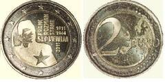 2 euro (100th Anniversary of the Birth of Franc Rozman-Stane) from Slovenia