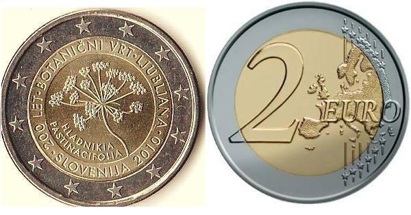 Photo of 2 euro (200 Aniversario del Jardín Botánico de Ljubljana)