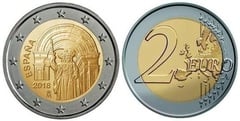 2 euro (UNESCO World Heritage Site - Santiago de Compostela) from Spain