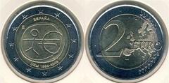 2 euro (10th Anniversary of the Economic and Monetary Union) from Spain