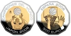 300 euro (Basketball World Champions-Japan 2006) from Spain
