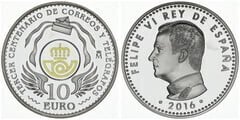 10 euro (300th Anniversary of Correos) from Spain