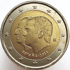 2 euro (Proclamation of His Majesty King Philip VI) from Spain