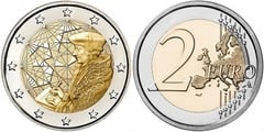 2 euro (35th Anniversary of the Erasmus Program) from Spain