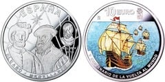 10 euro (First circumnavigation. Juan Sebastian Elcano) from Spain