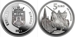 5 euro (Burgos-Cid Campeador and Cathedral) from Spain
