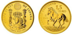 1,5 euro ( Caballo Cartujano) from Spain