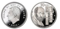 10 euro (Santiago Ramón y Cajal) from Spain