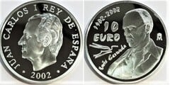 10 euro (100th Anniversary of the Birth of Luis Cernuda) from Spain