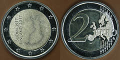 2 euro (100th Anniversary of Independence) from Finland