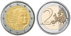 2 euro (100th Anniversary of the Birth of Väinö Linna) from Finland
