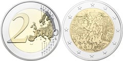 2 euro (30th Anniversary of the Fall of the Berlin Wall) from France