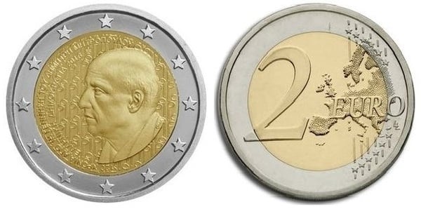 Photo of 2 euro (120 Aniversario del Nacimiento de Dimitris Mitropoulos)