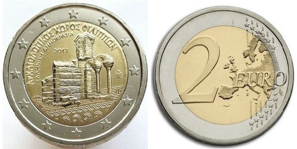 Photo of 2 euro (Sitio Arqueológico de Filipos - Philippi)