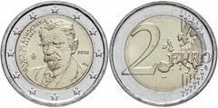 2 euro (75th Anniversary of the Death of Kostís Palamás) from Greece
