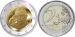 2 euro (100th Anniversary of the Birth of Manolis Andronikos) from Greece