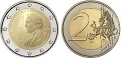 2 euro (150 Aniversario del Nacimiento de Constantin Carathéodory) from Greece