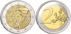 2 euro (35th Anniversary of the Erasmus Program) from Netherlands 