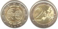 2 euro (10th Anniversary of the Economic and Monetary Union / EMU / EMU) from Netherlands 