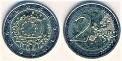 2 euro (30th Anniversary of the European Flag) from Ireland