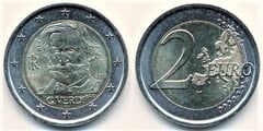 2 euro (200th Anniversary of the Birth of Giuseppe Verdi) from Italy