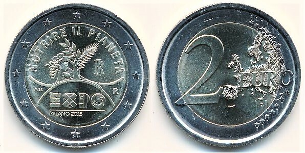 Photo of 2 euro (Expo de Milán)