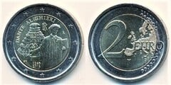 2 euro (750th Anniversary of the Birth of Dante Alighieri) from Italy