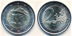 2 euro (550th Anniversary of the Death of Donatello) from Italy