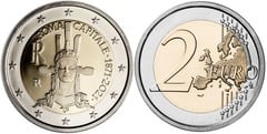 2 euro (150th Anniversary of the Establishment of Roma Capital) from Italy